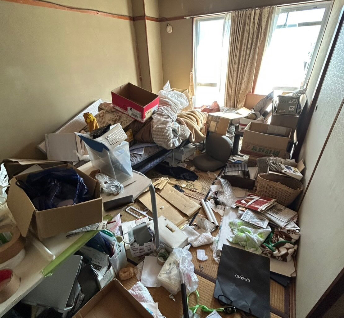 徳島県の一軒家で遺品整理を行いました