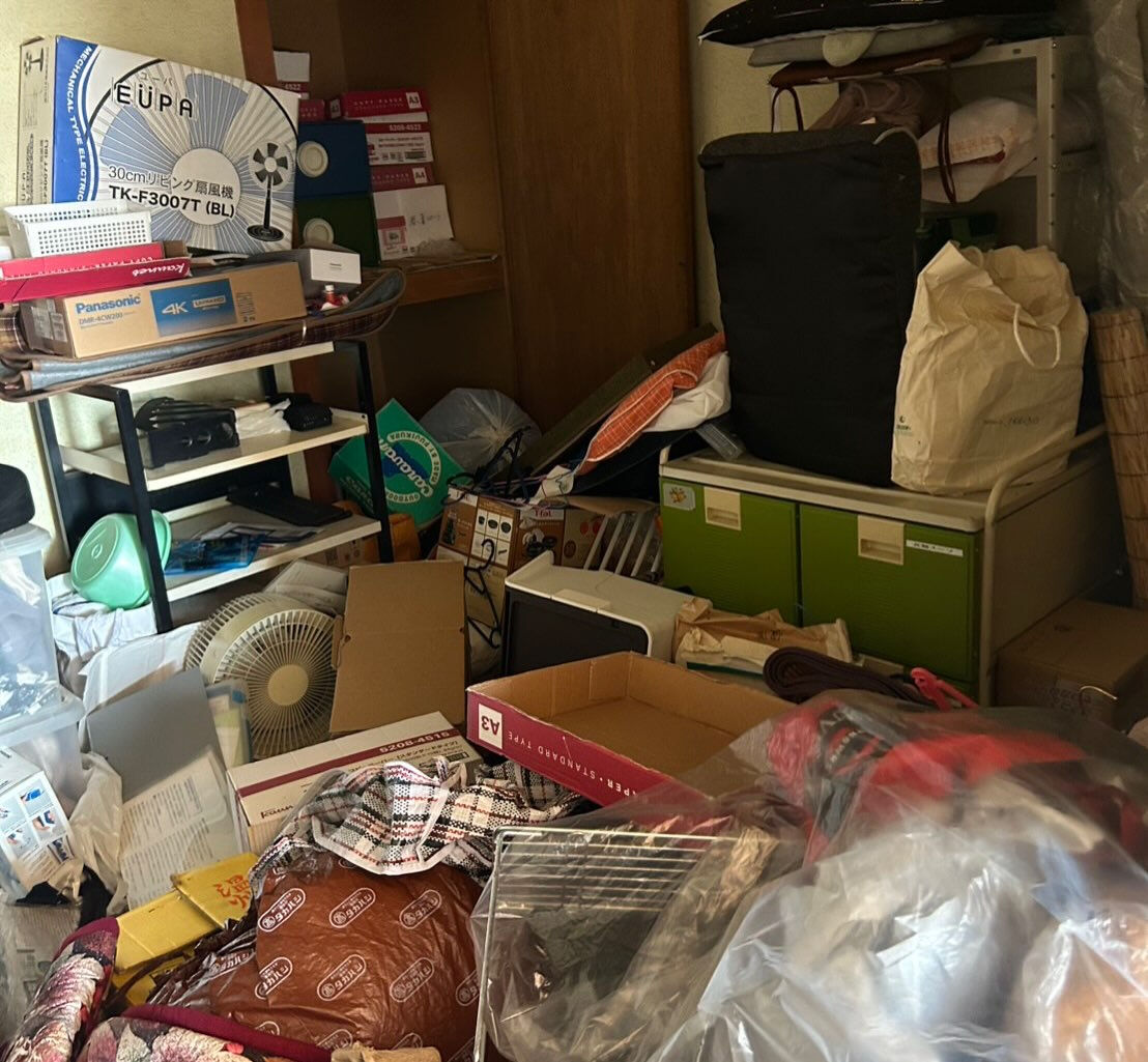 徳島県の一軒家で遺品整理を行いました