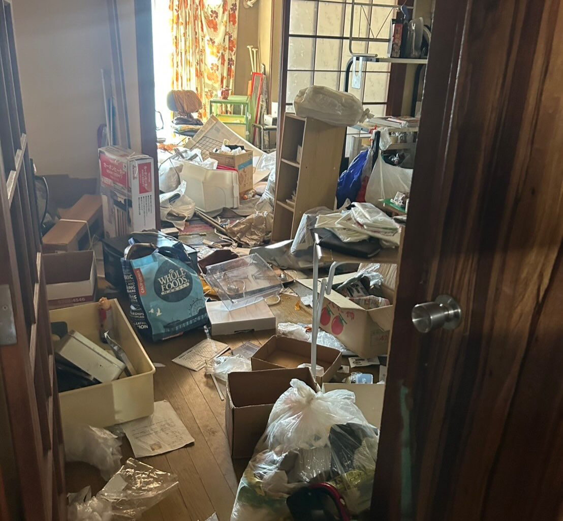 徳島県の一軒家で遺品整理を行いました