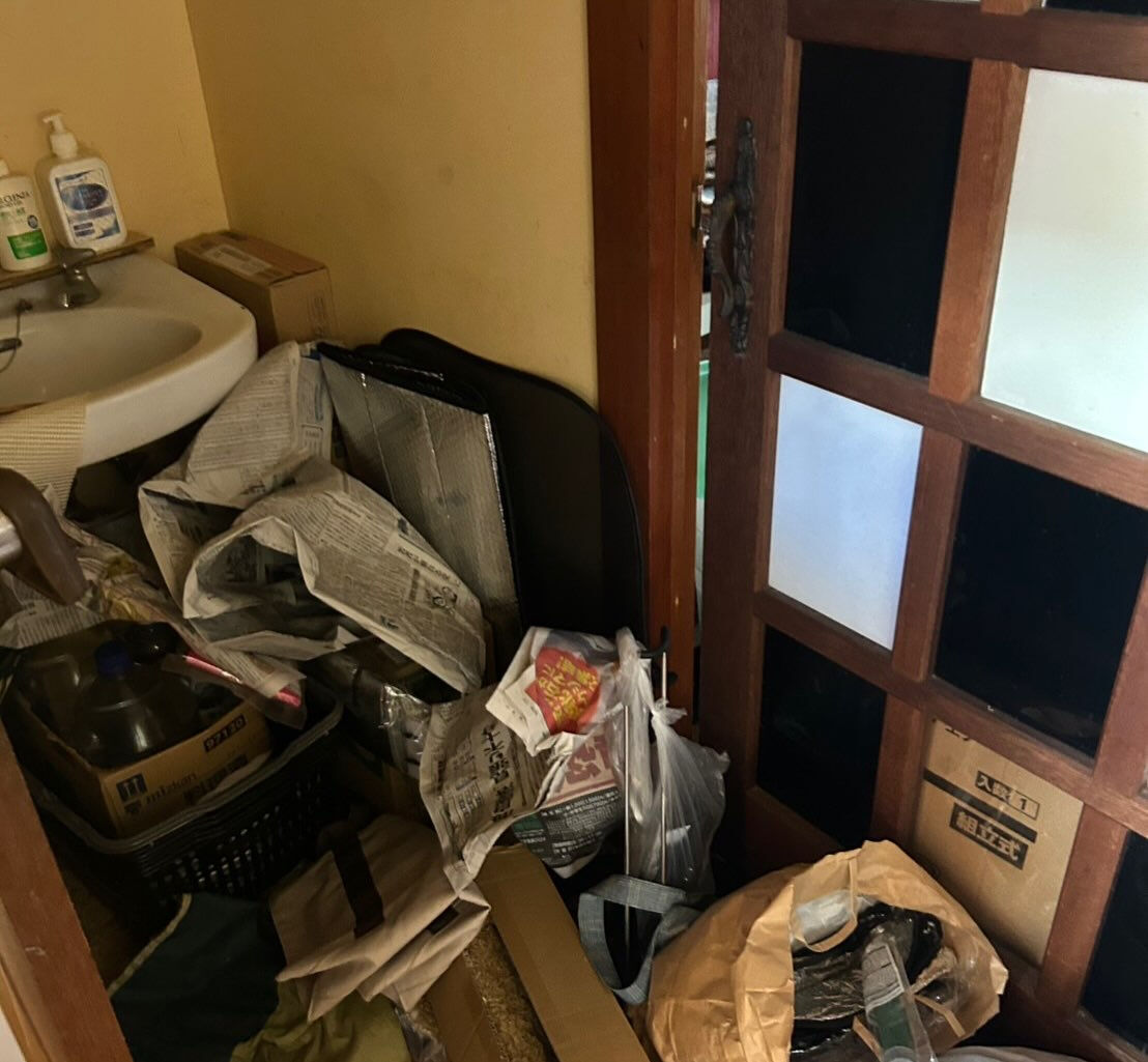 徳島県の一軒家で遺品整理を行いました